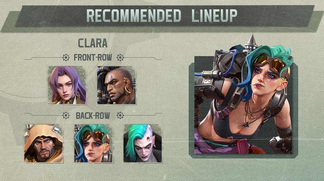 [Hero Build] Clara's official recommended lineup is here!